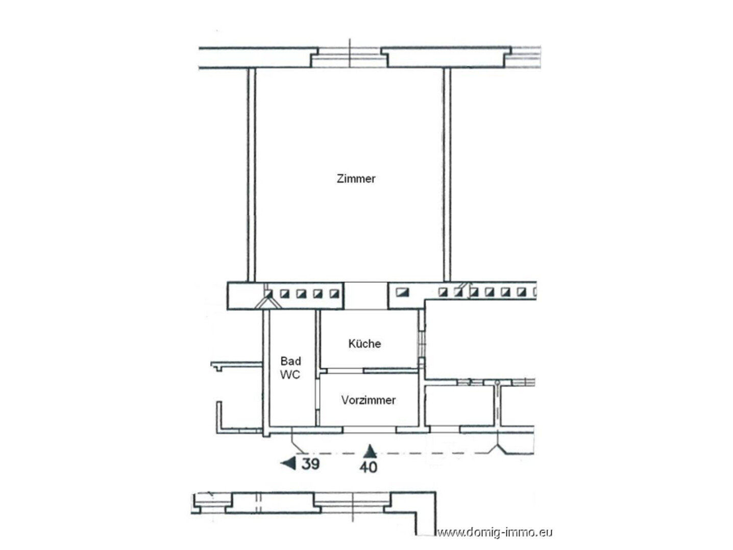 Grundriss ohne Maßstab