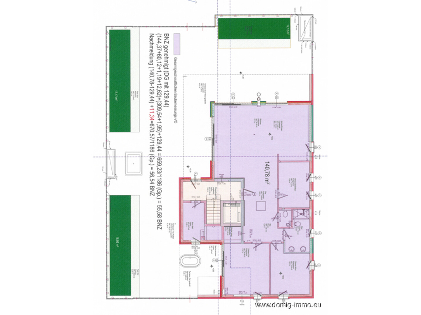 Grundriss Wohnung Ansicht 2