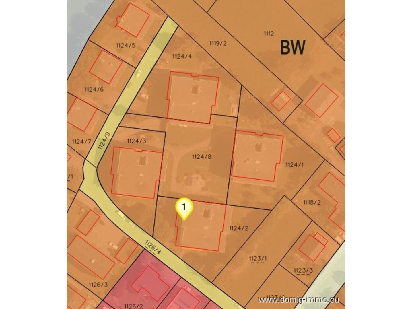 Lageplan | Widmungsplan