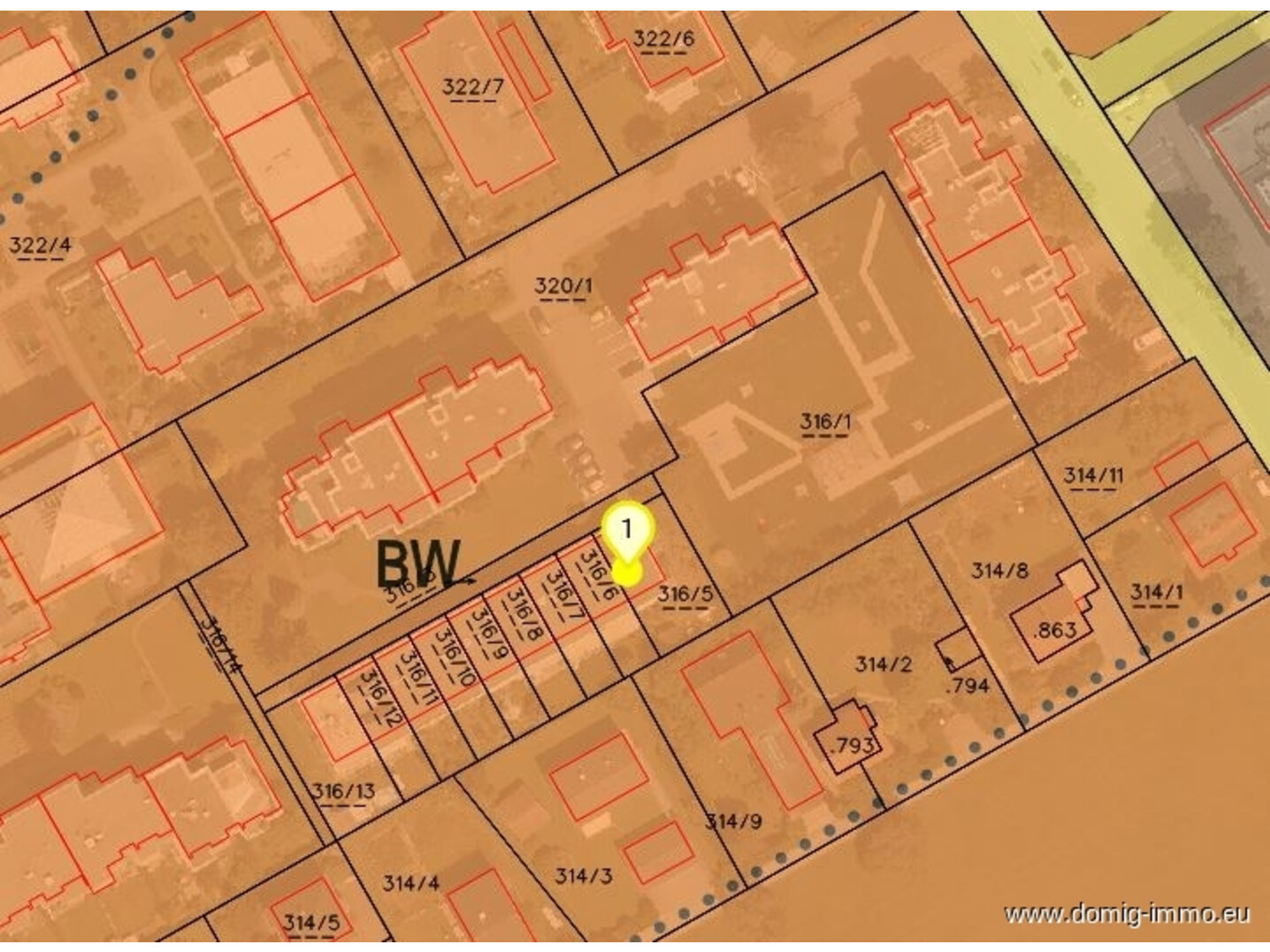 Lageplan | Widmungsplan