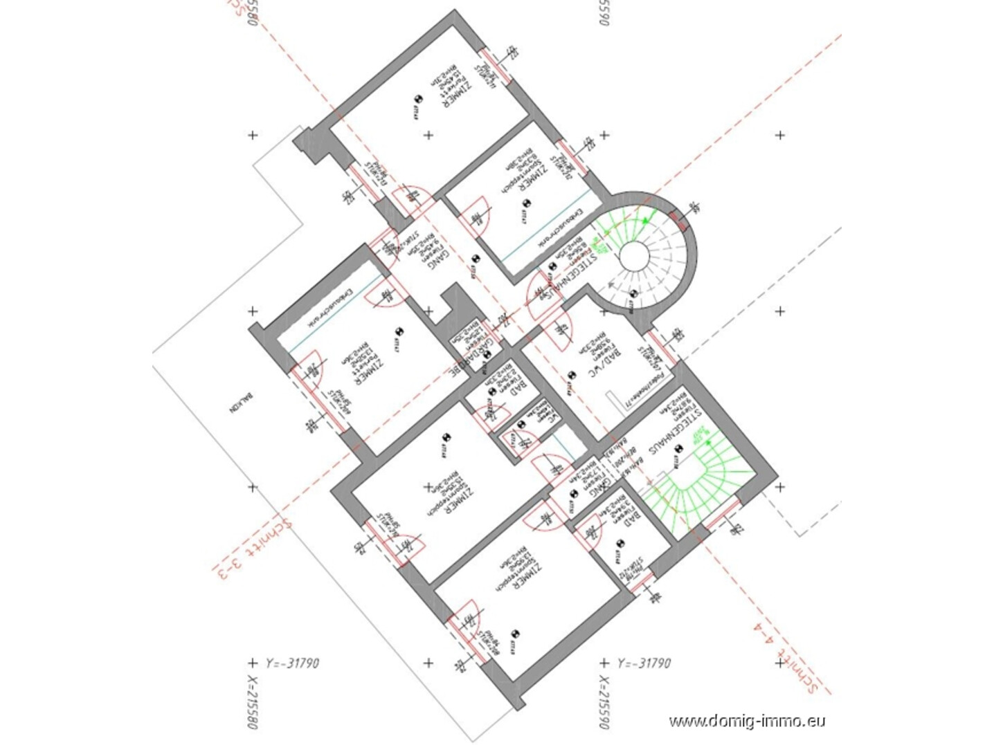 Grundriss 1. Obergeschoss