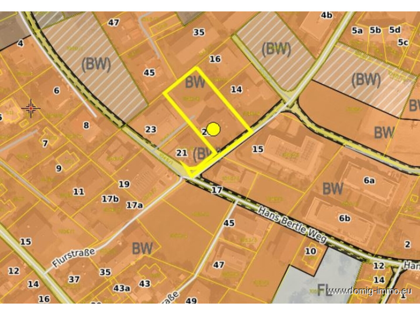 Lageplan / Widmungsplan