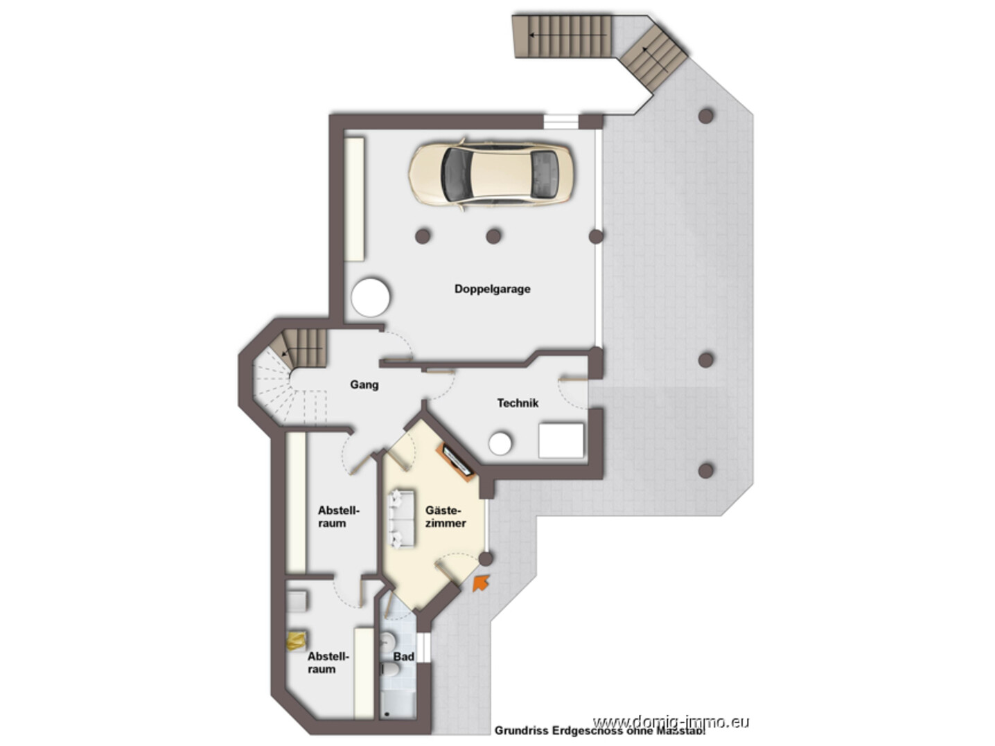 Grundriss EG ohne Maßstab