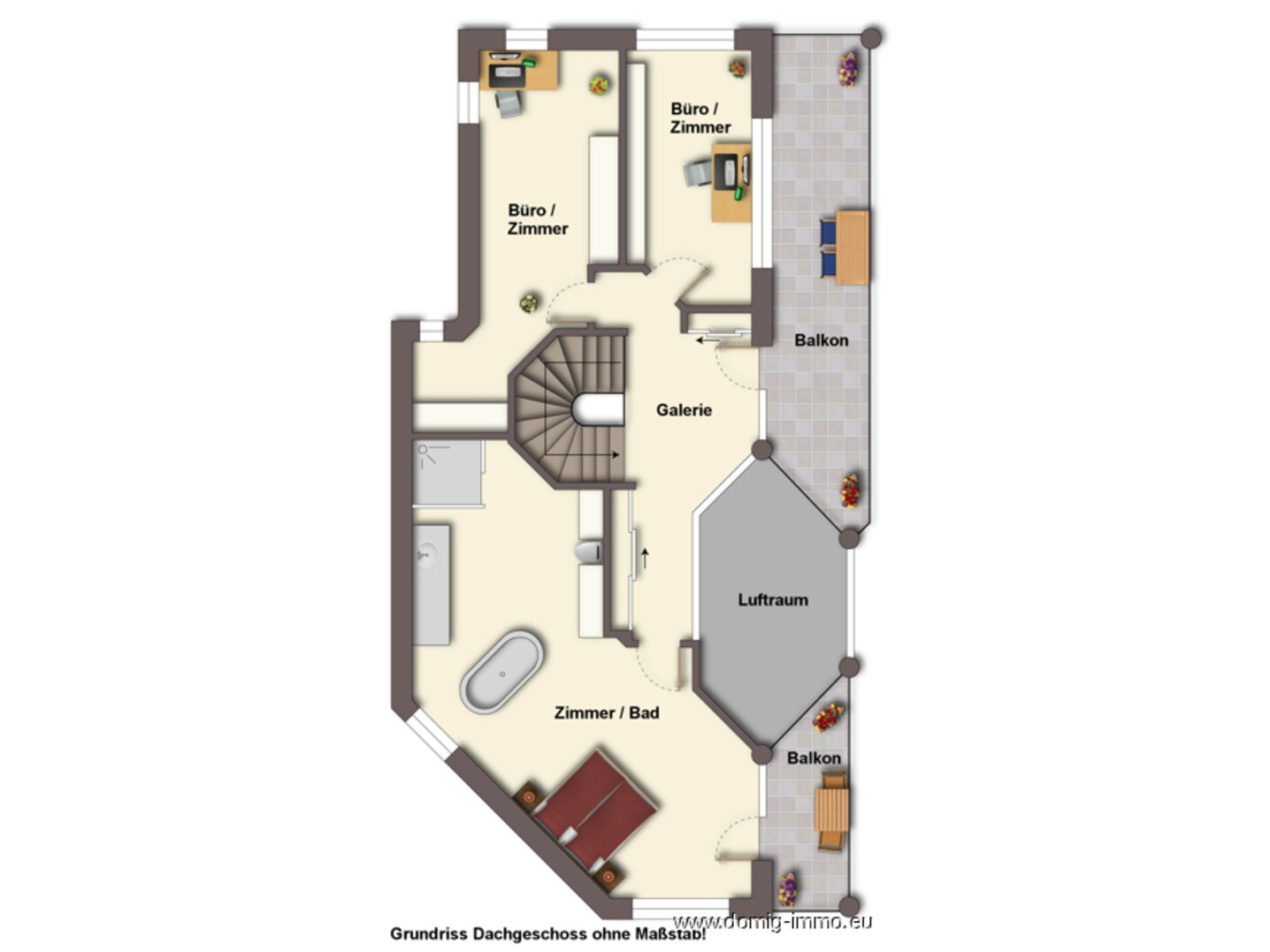 Grundriss DG ohne Maßstab