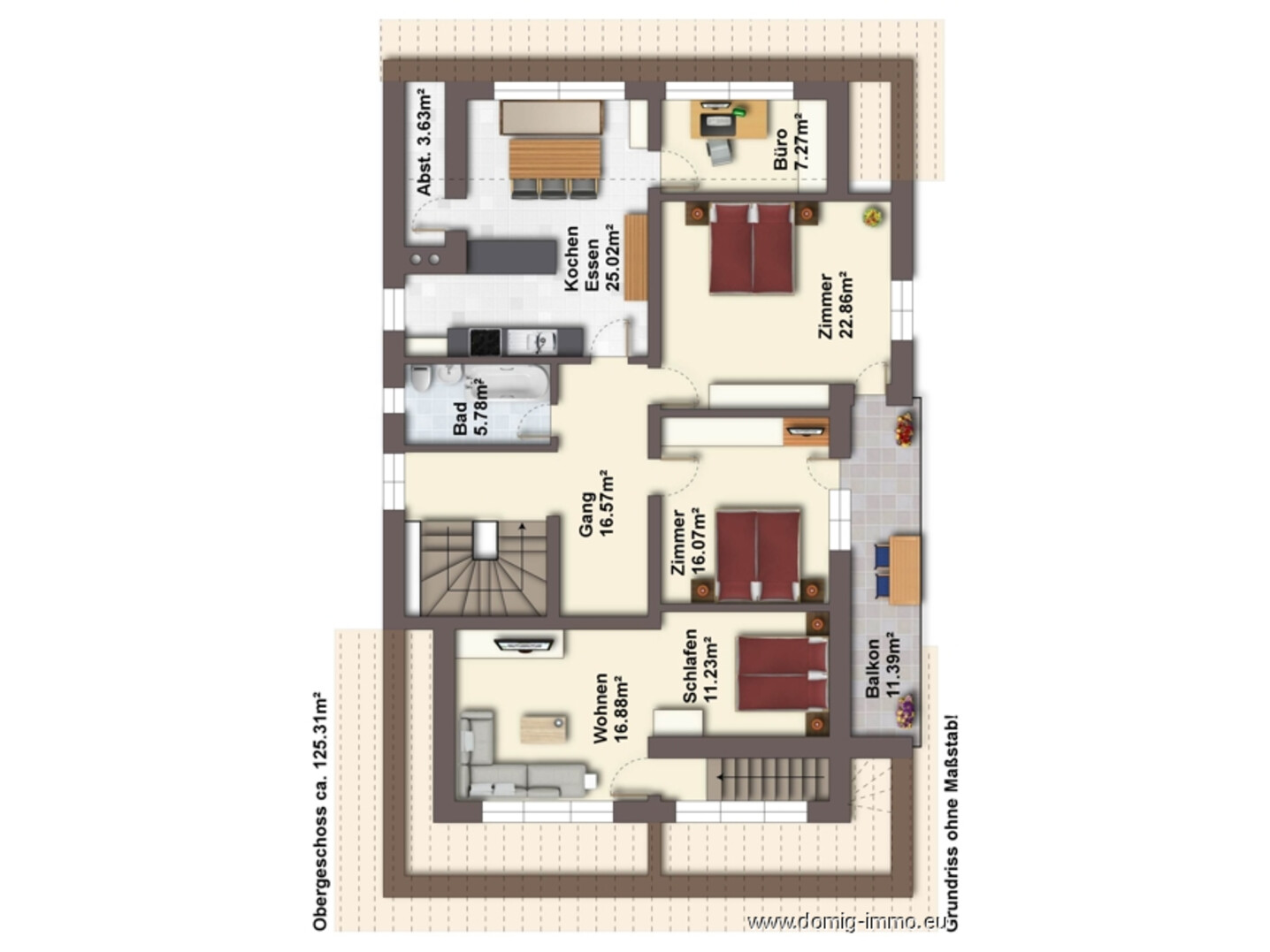 Grundriss Obergeschoss