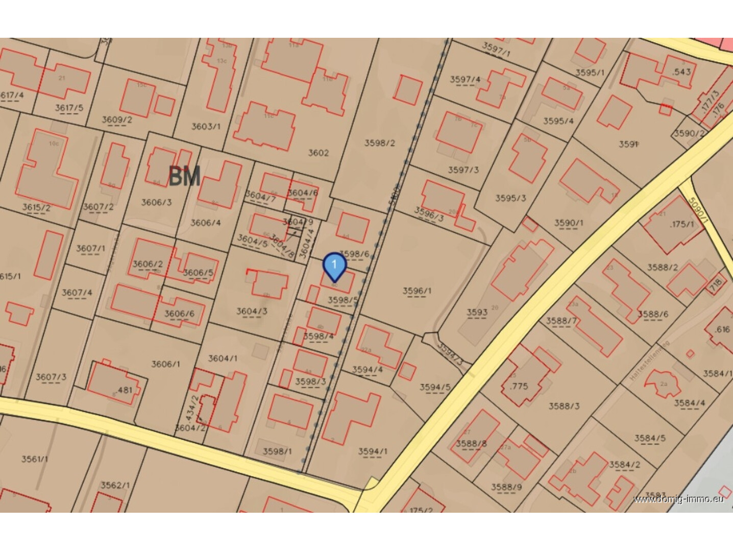 Lageplan/Widmungsplan