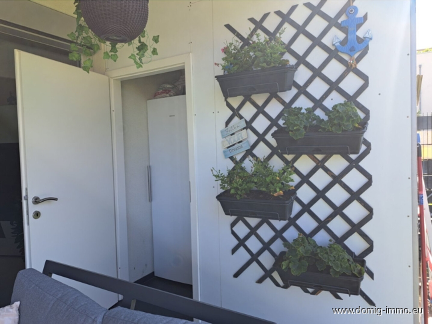 Abstellbox auf Terrasse