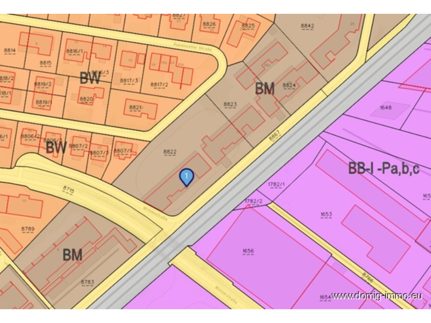 Lageplan/Flächenwidmung