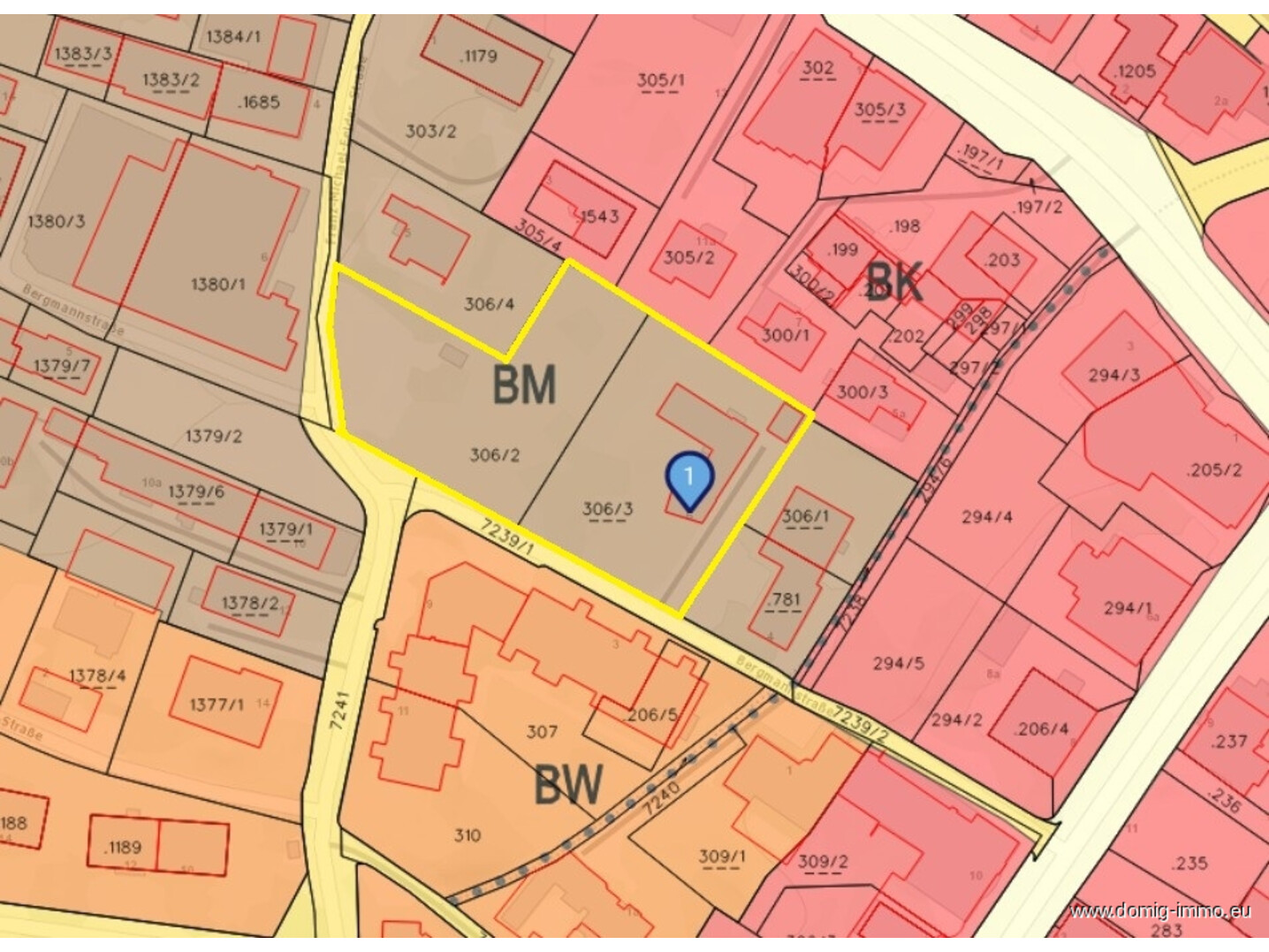 Lageplan / Flächenwidmung