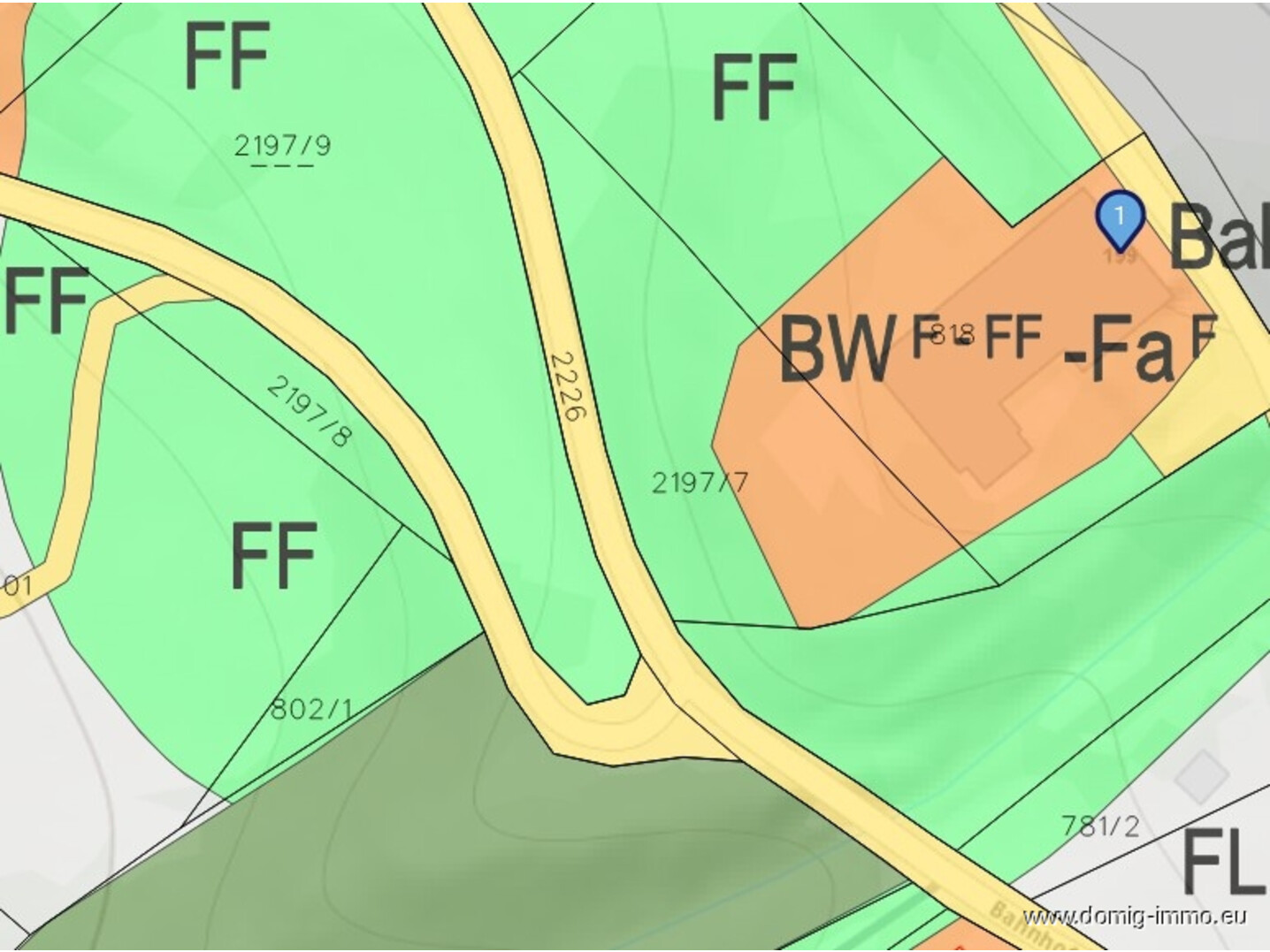 Lageplan | Flächenwidmung