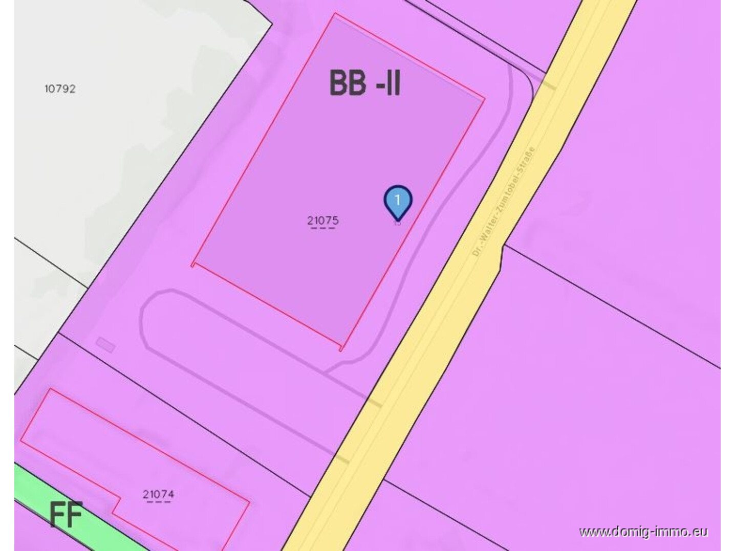 Lageplan | Widmungsplan