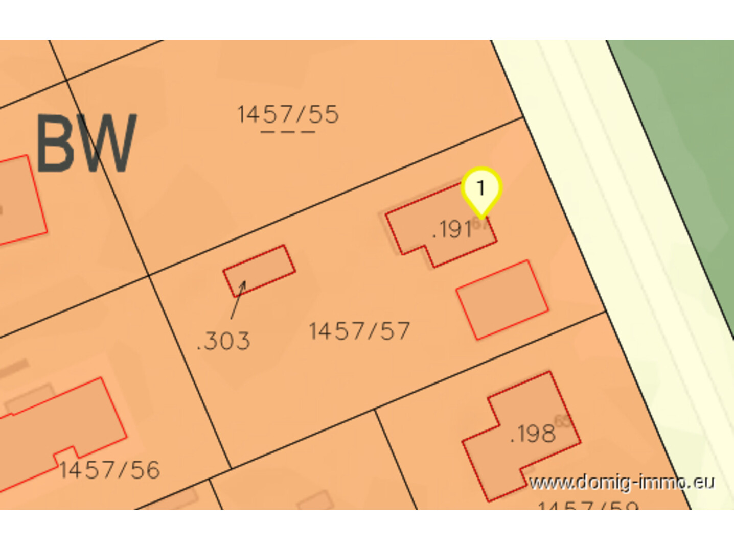 Lageplan | Widmungsplan