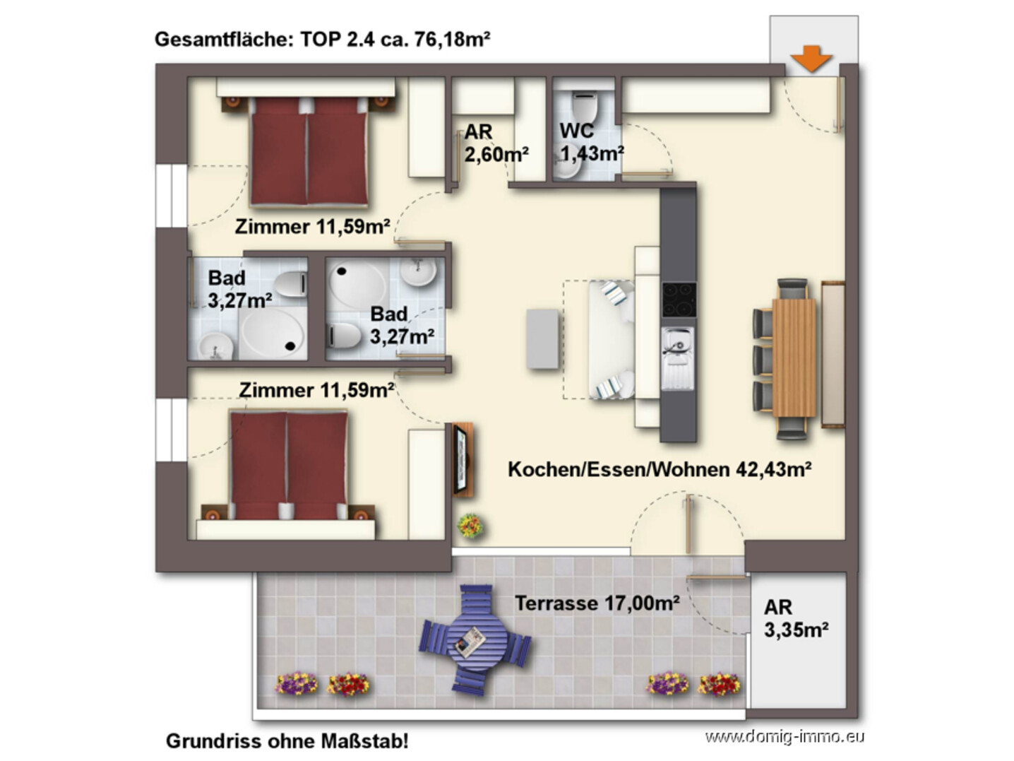 Grundriss 2.OG Top 4