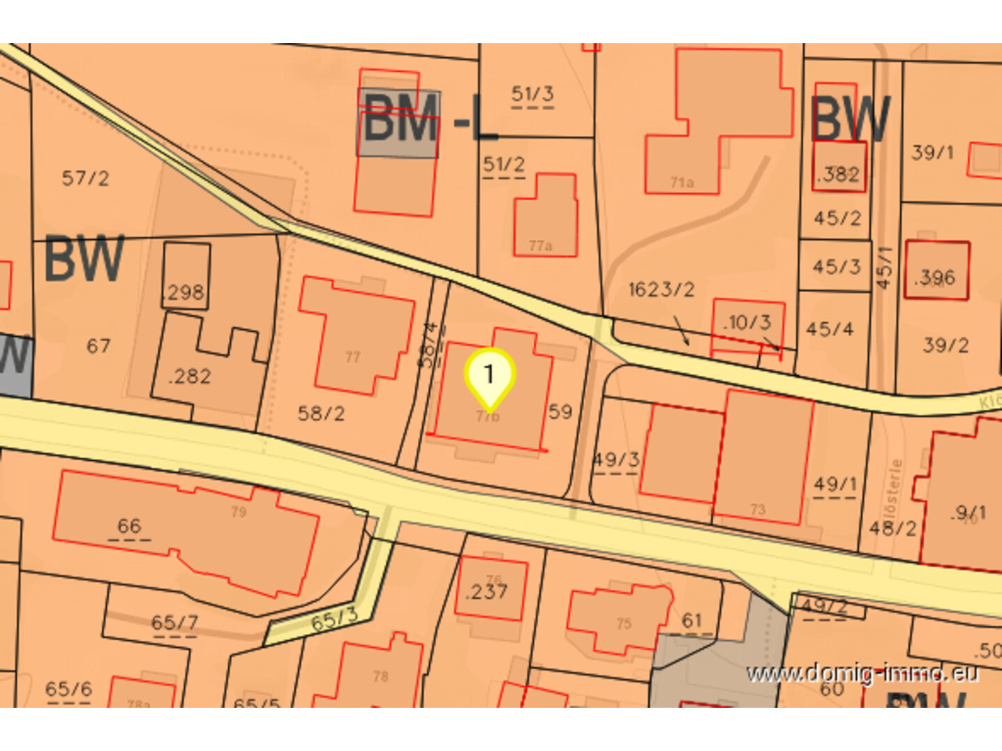 Lageplan | Widmungsplan